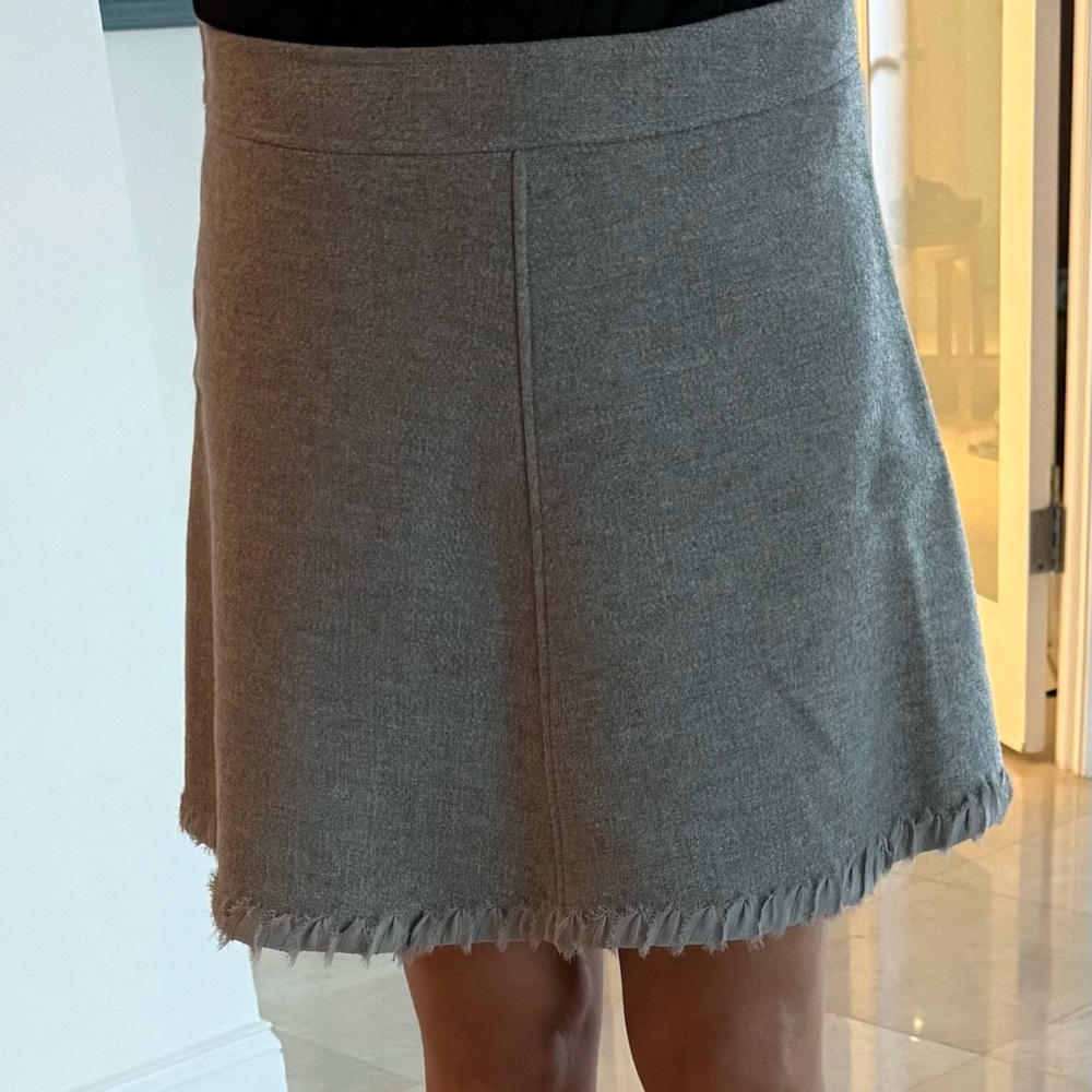 See By Chloe Gray Skater Mini Skirt Casual